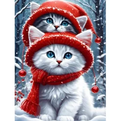 Bluebird Puzzle Puzzle Kitties in the Winter