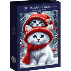 Bluebird Puzzle Puzzle Kitties in the Winter