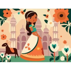 Bluebird Puzzle Puzzle La Princesse Indienne