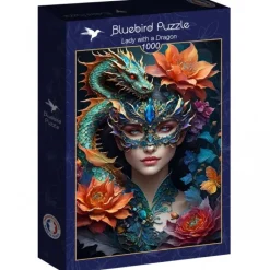 Bluebird Puzzle Puzzle Lady with a Dragon