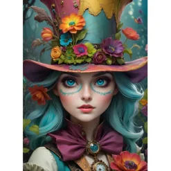 Bluebird Puzzle Puzzle Lady with a Hat
