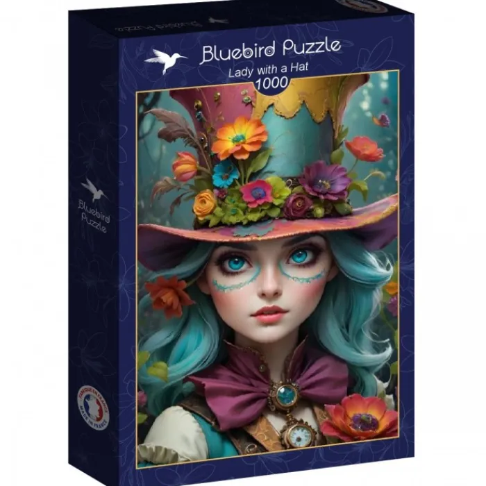 Bluebird Puzzle Puzzle Lady with a Hat