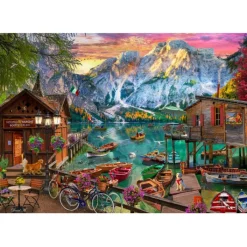 Bluebird Puzzle Puzzle Lago Di Braies, Italy