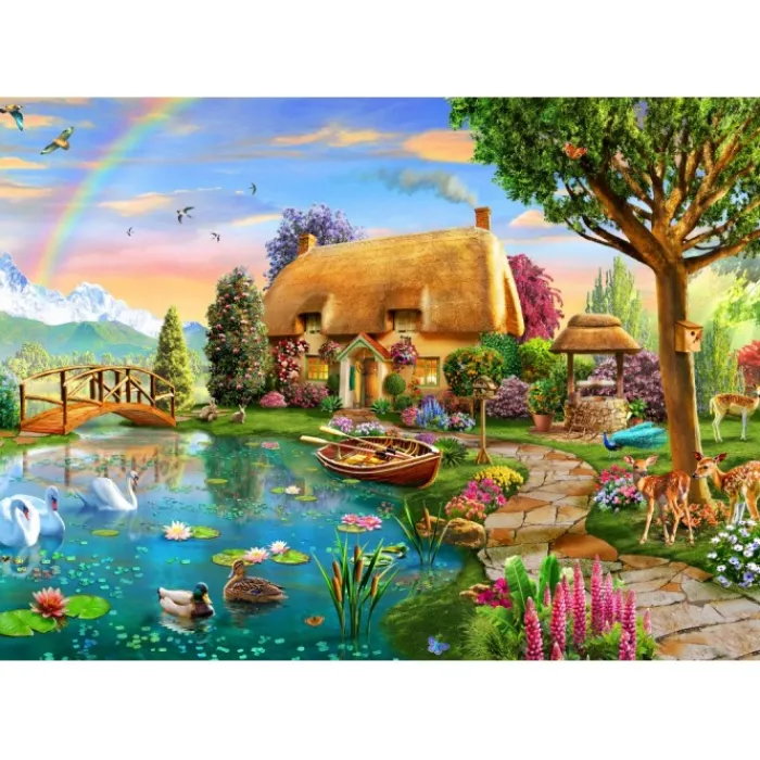 Bluebird Puzzle Puzzle Lakeside Cottage