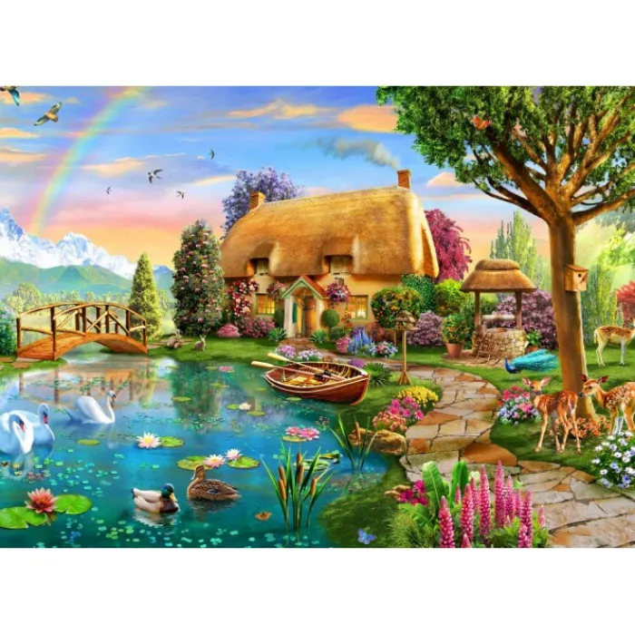 Bluebird Puzzle Puzzle Lakeside Cottage