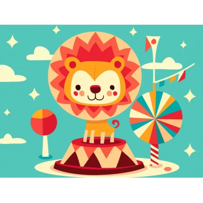 Bluebird Puzzle Puzzle Le Lionceau Fait son Cirque
