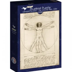 Bluebird Puzzle Puzzle Leonardo Da Vinci - The Vitruvian Man, 1490