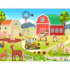 Bluebird Puzzle Puzzle Les Animaux de la Ferme