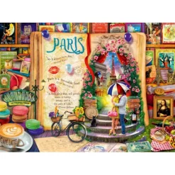 Bluebird Puzzle Puzzle Life is an Open Book Paris