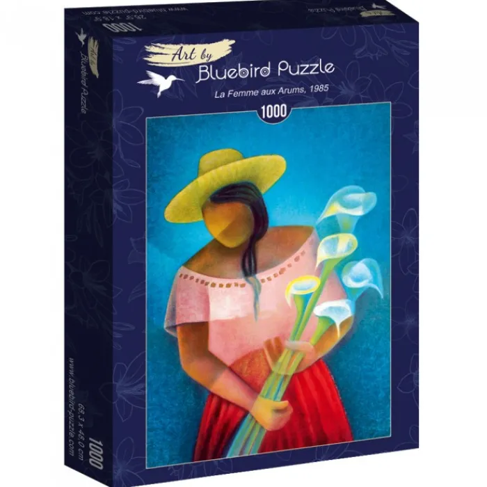 Bluebird Puzzle Puzzle Louis Toffoli - La Femme aux Arums, 1985