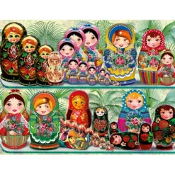 Bluebird Puzzle Puzzle Matryoshka Dolls