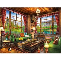 Bluebird Puzzle Puzzle Mount Cabin View