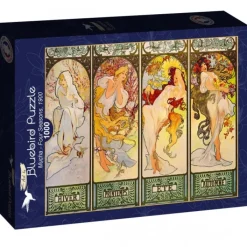 Bluebird Puzzle Puzzle Mucha - Four Seasons, 1900