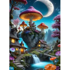 Bluebird Puzzle Puzzle Mushroom Town