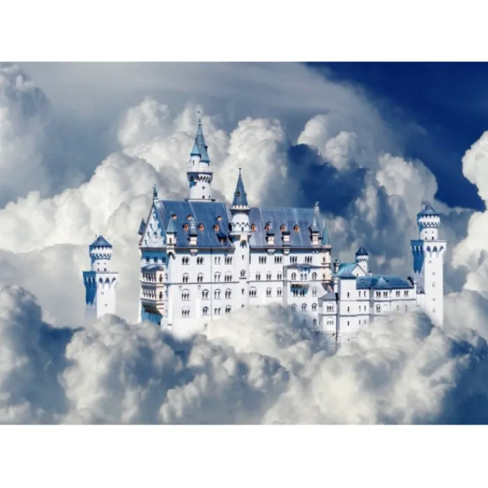 Bluebird Puzzle Puzzle Neuschwanstein Castle in Clouds