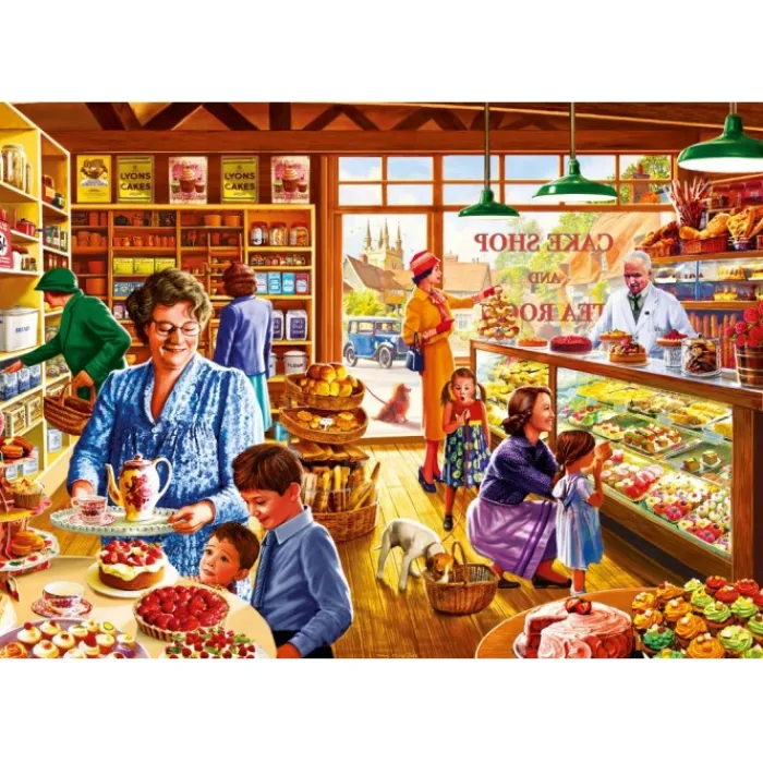 Bluebird Puzzle Puzzle Nostalgic Cake shop
