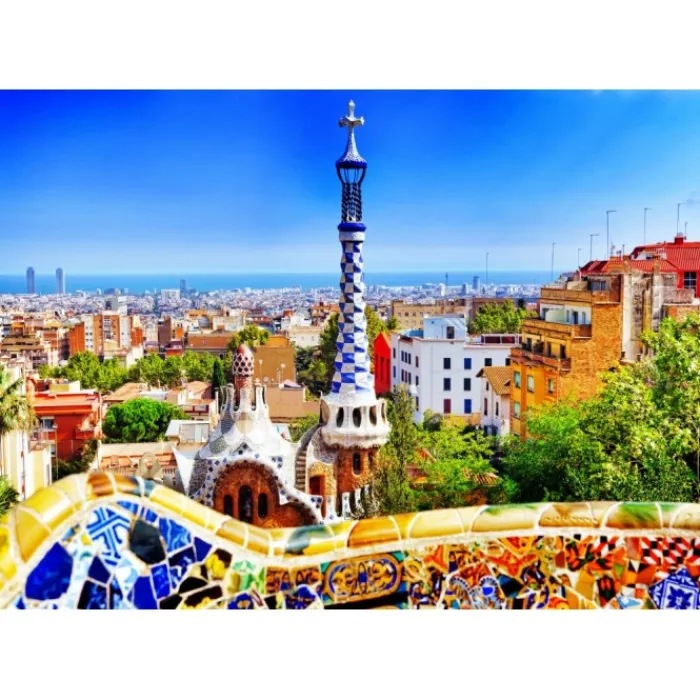 Bluebird Puzzle Puzzle Park Güell, Barcelona
