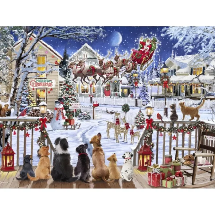 Bluebird Puzzle Puzzle Pets on Porch