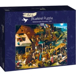 Bluebird Puzzle Puzzle Pieter Bruegel the Elder - Netherlandish Proverbs, 1559