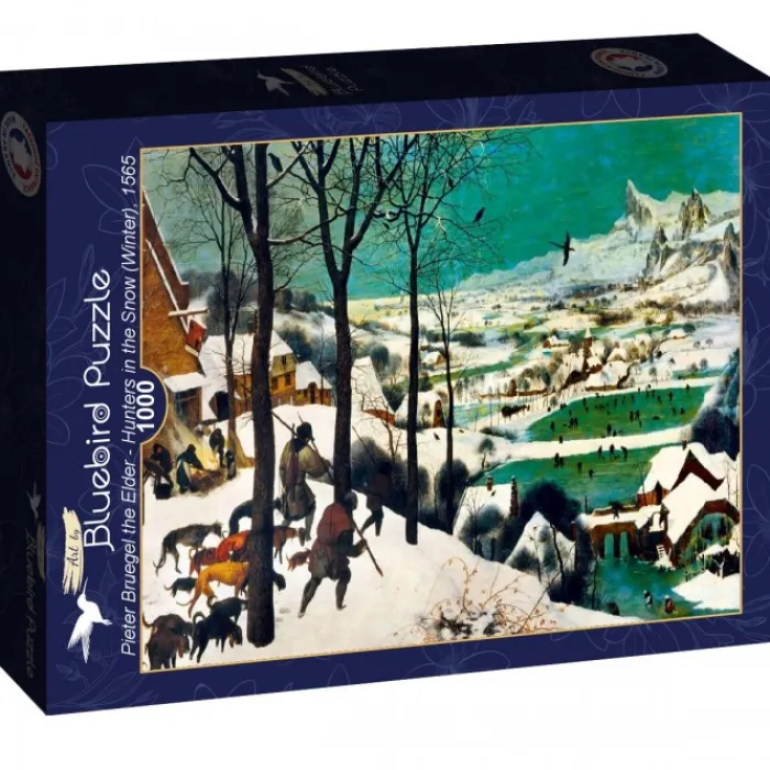 Bluebird Puzzle Puzzle Pieter Bruegel the Elder - Hunters in the Snow (Winter), 1565