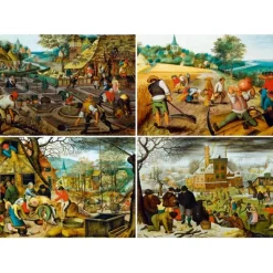 Bluebird Puzzle Puzzle Pieter Brueghel the Younger - The Four Seasons