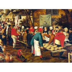 Bluebird Puzzle Puzzle Pieter Brueghel the Younger - Peasant Wedding Feast