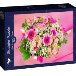 Bluebird Puzzle Puzzle Pink Bouquet of Roses