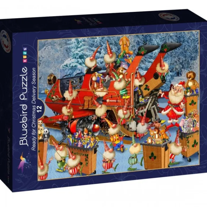 Bluebird Puzzle Puzzle Ready for Christmas Delivery Season
