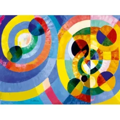 Bluebird Puzzle Puzzle Robert Delaunay - Circular Forms, 1930