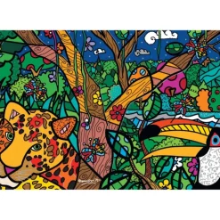 Bluebird Puzzle Puzzle Romero Britto - Amazon