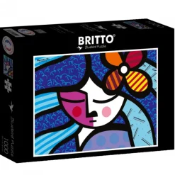 Bluebird Puzzle Puzzle Romero Britto - Girl with flower