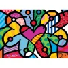 Bluebird Puzzle Puzzle Romero Britto - Heart butterfly