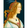 Bluebird Puzzle Puzzle Sandro Botticelli - Idealized Portrait of a Lady, 1480