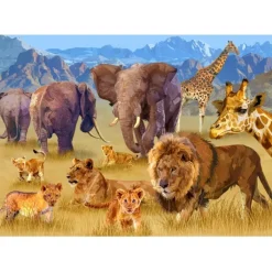 Bluebird Puzzle Puzzle Savannah Animals