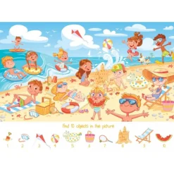 Bluebird Puzzle Puzzle Search and Find - The Beach