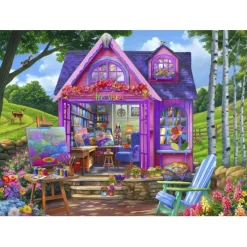 Bluebird Puzzle Puzzle She Shed Studio
