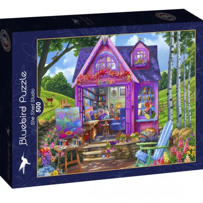 Bluebird Puzzle Puzzle She Shed Studio