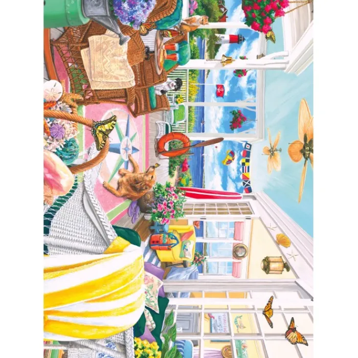 Bluebird Puzzle Puzzle Summer Porch