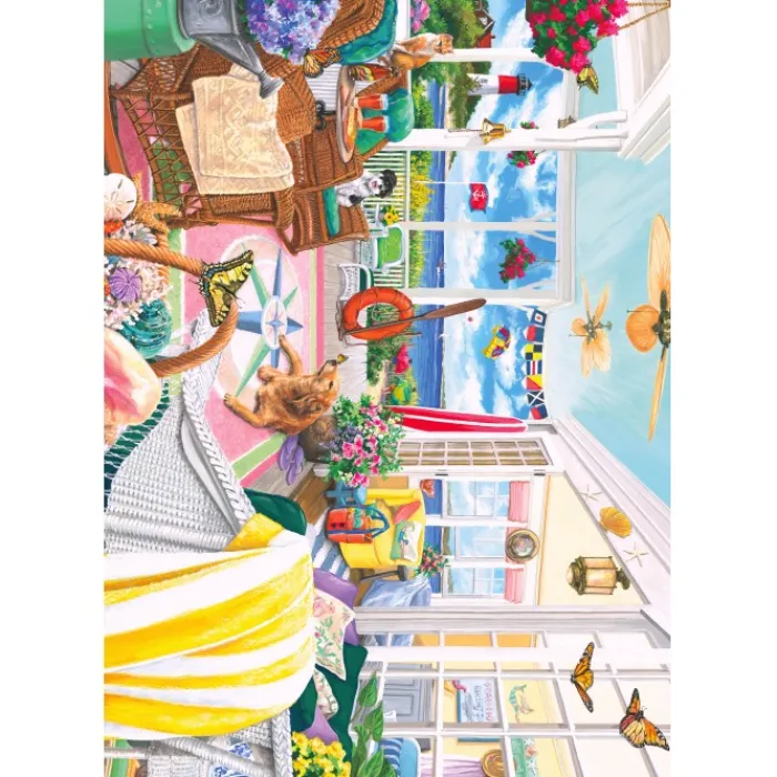 Bluebird Puzzle Puzzle Summer Porch