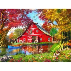 Bluebird Puzzle Puzzle Sunny Autumn At The Barn