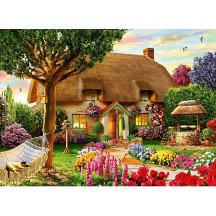 Bluebird Puzzle Puzzle Thatched Cottage