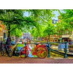 Bluebird Puzzle Puzzle The Red Bike in Amsterdam