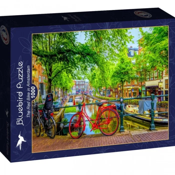 Bluebird Puzzle Puzzle The Red Bike in Amsterdam