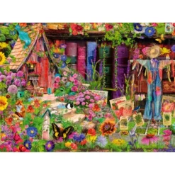 Bluebird Puzzle Puzzle The Scarecrow's Garden