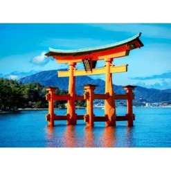 Bluebird Puzzle Puzzle The torii of Itsukushima Shrine
