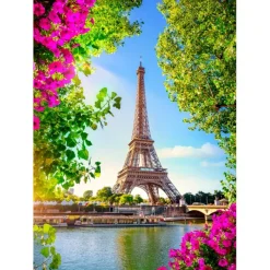 Bluebird Puzzle Puzzle Tour Eiffel au Printemps