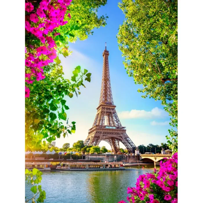 Bluebird Puzzle Puzzle Tour Eiffel au Printemps