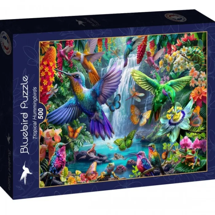 Bluebird Puzzle Puzzle Tropical Hummingbirds