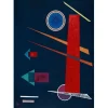 Bluebird Puzzle Puzzle Vassily Kandinsky - Powerful Red, 1928