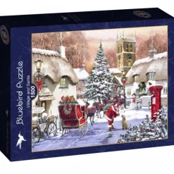 Bluebird Puzzle Puzzle Village and Santa